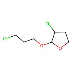 Tetrahydrofuran, 3-chloro-2-(3-chloropropyloxy)