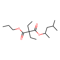 Diethylmalonic acid, 4-methylpent-2-yl propyl ester