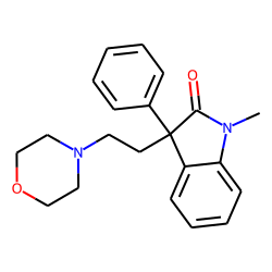 1-Methyl-3-(beta-morpholinoethyl)-3-phenyloxindole