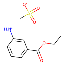 M-aminobenzoic acid, ethyl ester, methanesulfonate