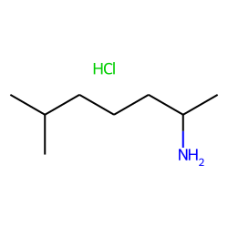1-Hexanamine, 1,5-dimethyl-, hydrochloride