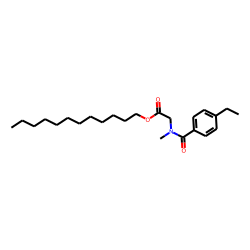 Sarcosine, N-(4-ethylbenzoyl)-, dodecyl ester