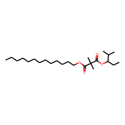 Dimethylmalonic acid, 2-methylpent-3-yl tridecyl ester