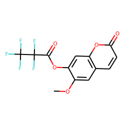 Scopoletin, O-pentafluoropropionyl-