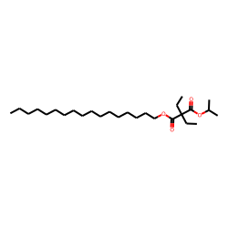 Diethylmalonic acid, heptadecyl isopropyl ester