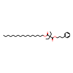 Diethylmalonic acid, heptadecyl 3-phenylpropyl ester