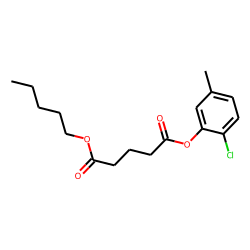 Glutaric acid, 2-chloro-5-methylphenyl pentyl ester