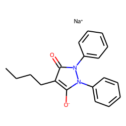 1,2-Diphenyl-3,5-dioxo-4-n-butylpyrazolidine, sodium salt