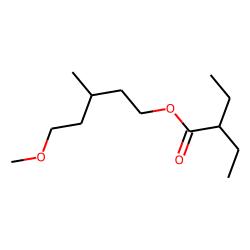 2-Ethylbutyric acid, 5-methoxy-3-methylpentyl ester