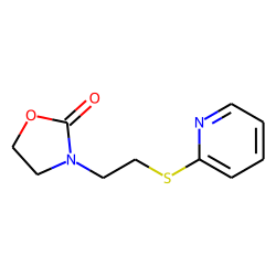 2-Oxazolidinone, n-[2-(2-pyridylthio)ethyl]-