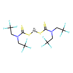 Pb(II) N,N-bis(2,2,2-trifluoroethyl)dithiocarbamate, chelate