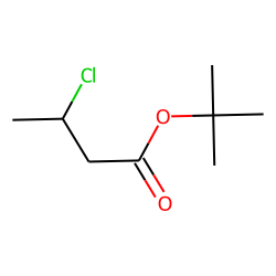 Butanoic acid, 3-chloro, 1,1-dimethylethyl ester