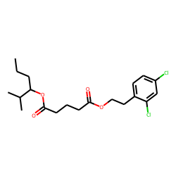 Glutaric acid, 2-(2,4-dichlorophenyl)ethyl 2-methylhex-3-yl ester