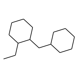 Cyclohexane, 1-(cyclohexylmethyl)-2-ethyl-, trans-