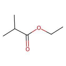 Propanoic acid, 2-methyl-, ethyl ester