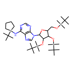 N6-(cyclotetramethylene-tertbutylsilyl)-Adenosine, 2',3',5'-tris-O-TBDMS