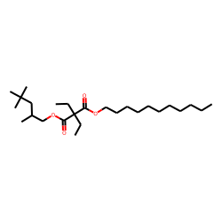 Diethylmalonic acid, 2,4,4-trimethylpentyl undecyl ester
