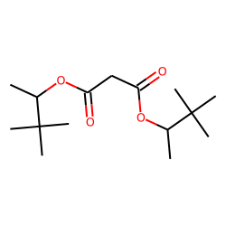 Malonic acid, di(3,3-dimethylbut-2-yl) ester