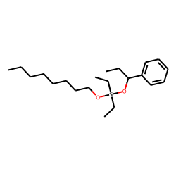 Silane, diethyloctyloxy(1-phenylpropoxy)-