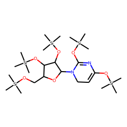 5,6-Dihydrouracil riboside, TMS