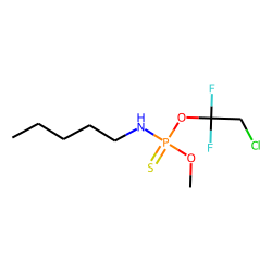 O-Methyl-O-(1,1-difluoro-2-chloroethyl)-N-pentyl-phosphorothioamidate