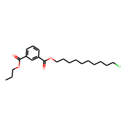 Isophthalic acid, 10-chlorodecyl propyl ester