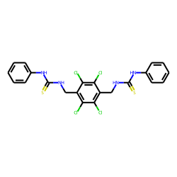 N-(4-([(anilinocarbothioyl)amino]methyl)-2,3,5,6-tetrachlorobenzyl)-n'-phenylthiourea