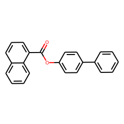 1-Naphthoic acid, 4-biphenyl ester