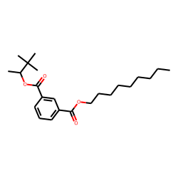 Isophthalic acid, 3,3-dimethylbut-2-yl nonyl ester