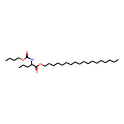 l-Norvaline, n-butoxycarbonyl-, octadecyl ester