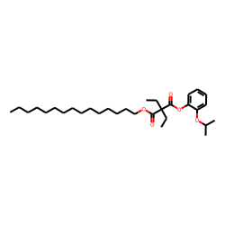 Diethylmalonic acid, 2-isopropoxyphenyl pentadecyl ester