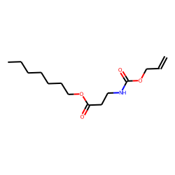 «beta»-Alanine, N-allyloxycarbonyl-, heptyl ester