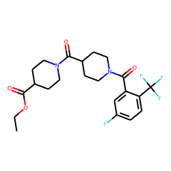 Isonipecotinoylisonipecotic acid, N'-(3-fluoro-6-trifluoromethylbenzoyl)-, ethyl ester