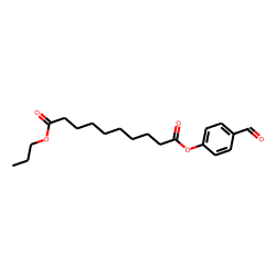 Sebacic acid, 4-formylphenyl propyl ester