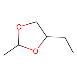 1,3-Dioxolane, 4-ethyl-2-methyl, trans
