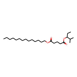 Glutaric acid, 2-methylpent-3-yl tetradecyl ester