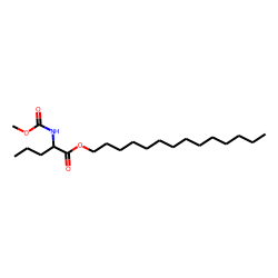 l-Norvaline, N-methoxycarbonyl-, tetradecyl ester