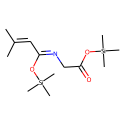 3-Methylcrotonylglycine, di-TMS