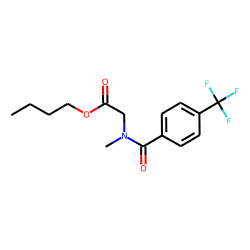 Sarcosine, N-(4-trifluoromethylbenzoyl)-, butyl ester