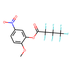 2-Methoxy-5-nitrophenol, heptafluorobutyrate