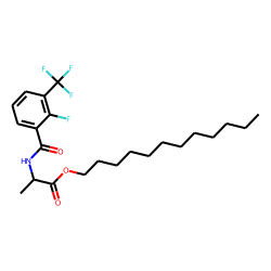 D-Alanine, N-(2-fluoro-3-trifluoromethylbenzoyl)-, dodecyl ester