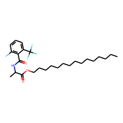 D-Alanine, N-(2-fluoro-6-trifluoromethylbenzoyl)-, pentadecyl ester