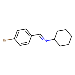 p-bromobenzylidene-cyclohexyl-amine