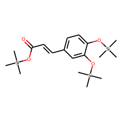 cis-Caffeic acid, 3TMS