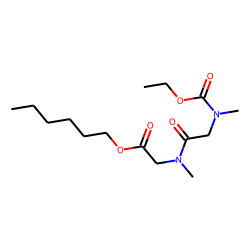 Sarcosylsarcosine, N-ethoxycarbonyl-, hexyl ester