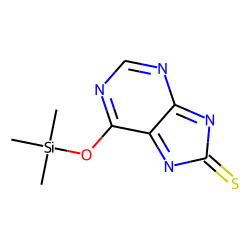 6-Thiohypoxanthine, TMS
