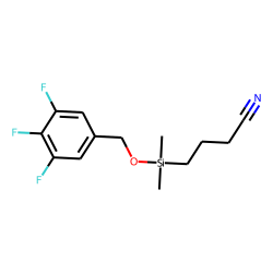 3,4,5-Trifluorobenzyl alcohol, dimethil(3-cyanopropylsilyl) ether