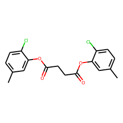 Succinic acid, di(2-chloro-5-methylphenyl) ester