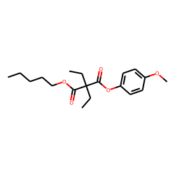 Diethylmalonic acid, 4-methoxyphenyl pentyl ester