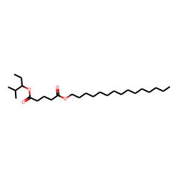 Glutaric acid, 2-methylpent-3-yl pentadecyl ester